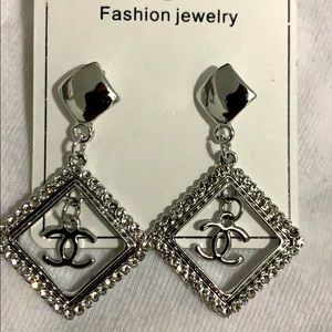 Silver earrings
